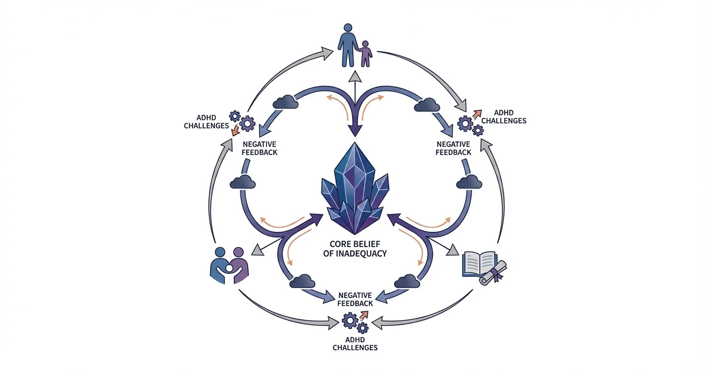 ADHD Core Belief Patterns and the Persistent Inadequacy Narrative