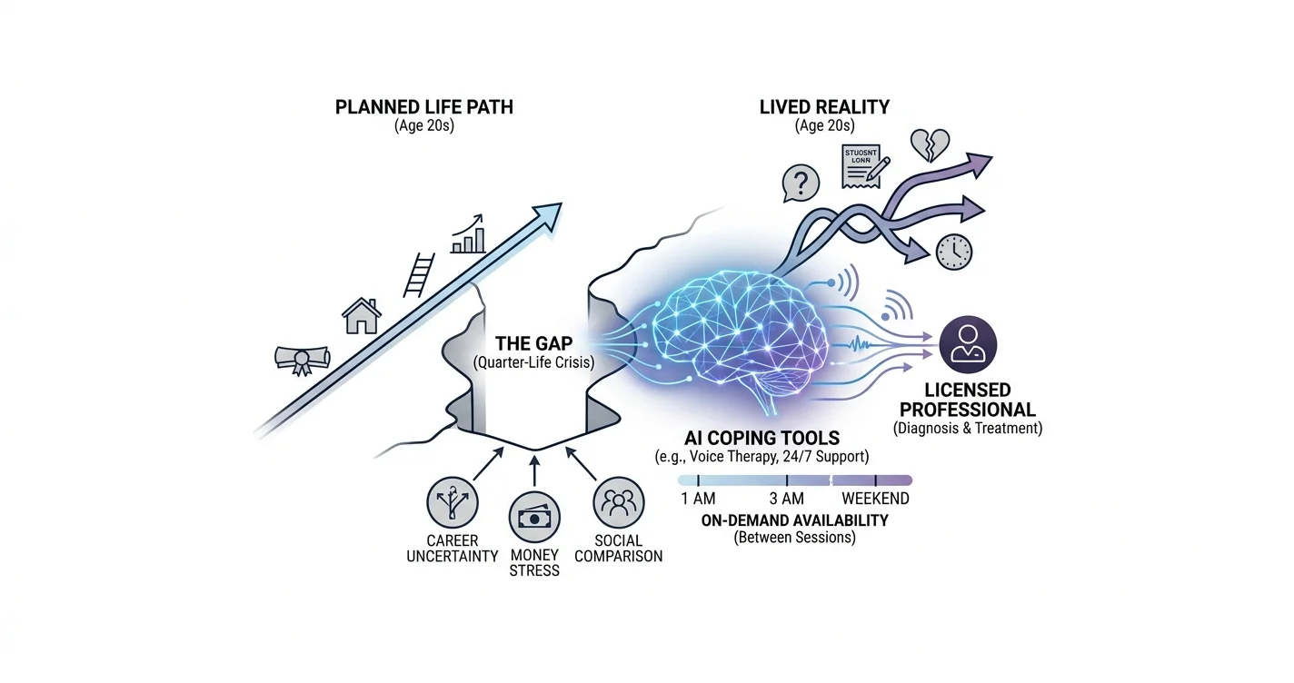 AI Coping Tools for a Quarter-Life Crisis in 2026