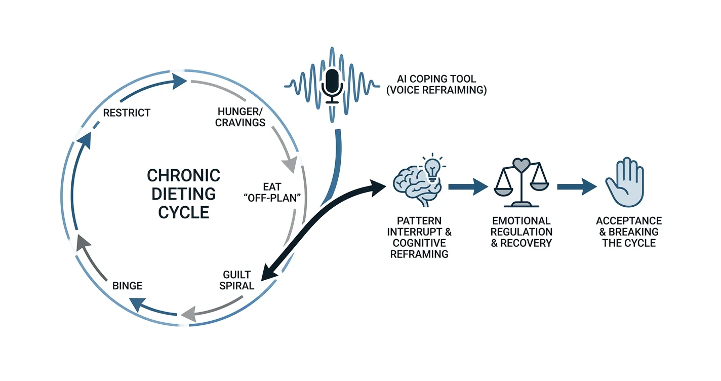 AI Coping Tools for Chronic Dieting and Food Guilt (2026)