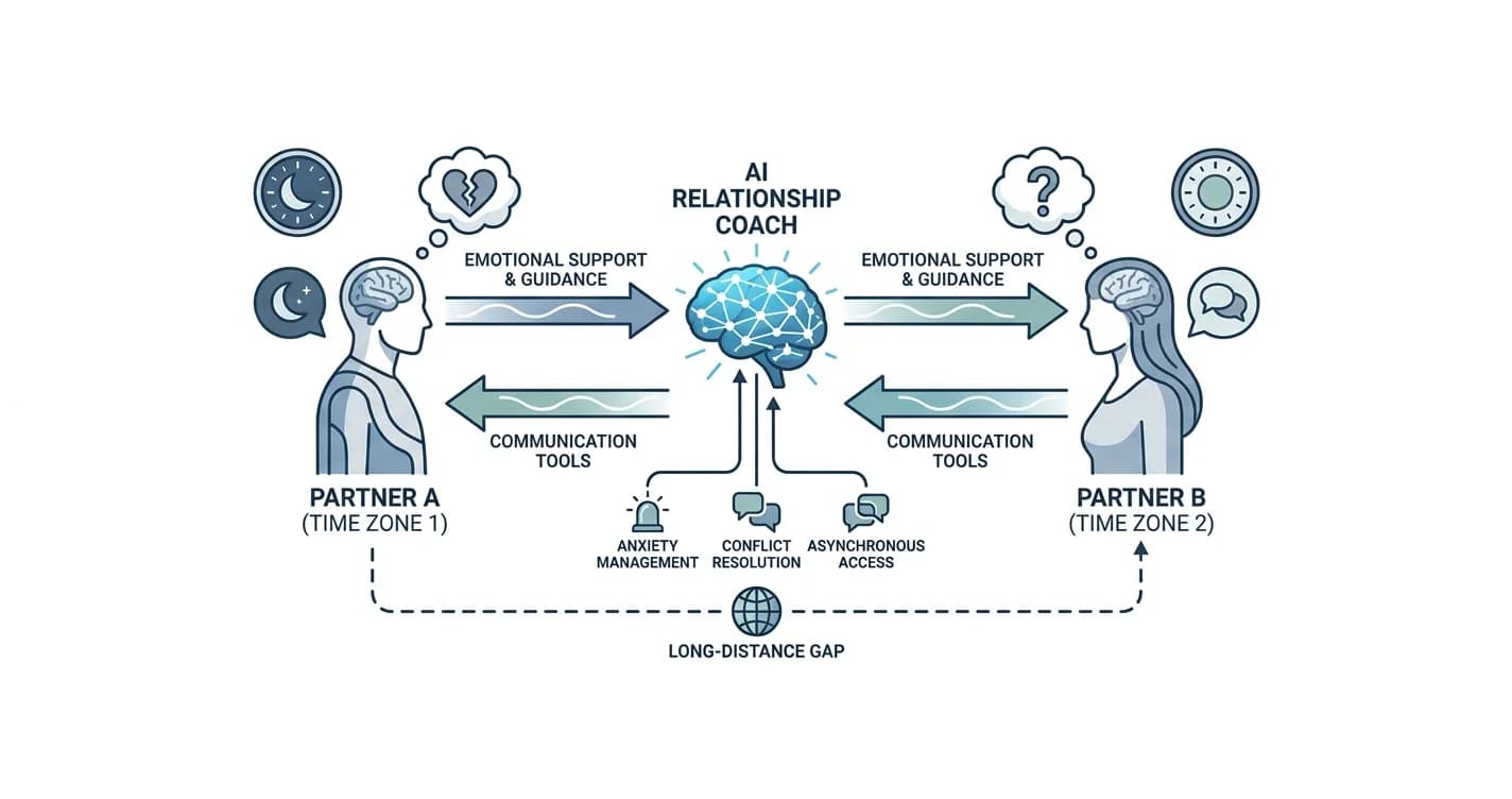 AI Relationship Advice for Long-Distance Couples 2026