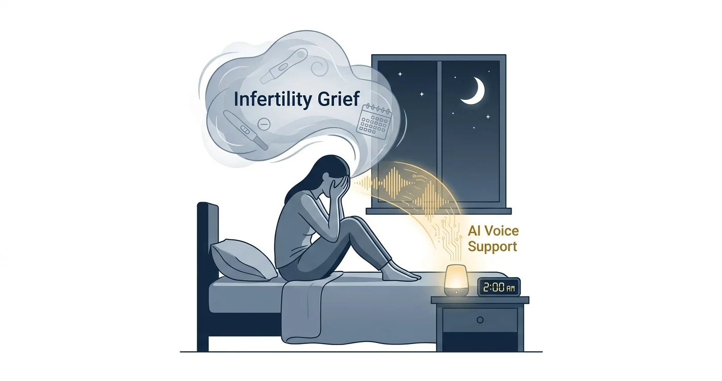 AI Support for Infertility Grief: What Helps in 2026