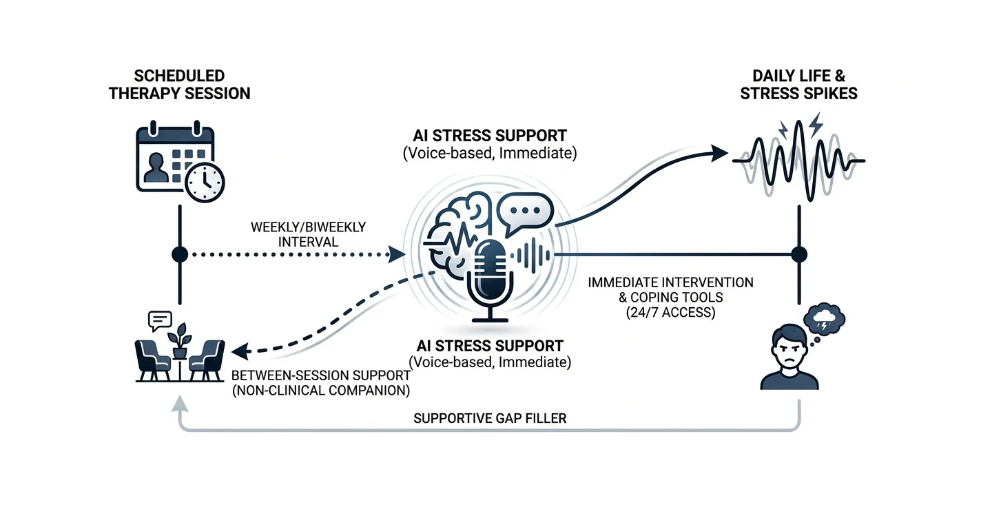 AI Therapist for Stress: What It Can and Can't Do (2026)