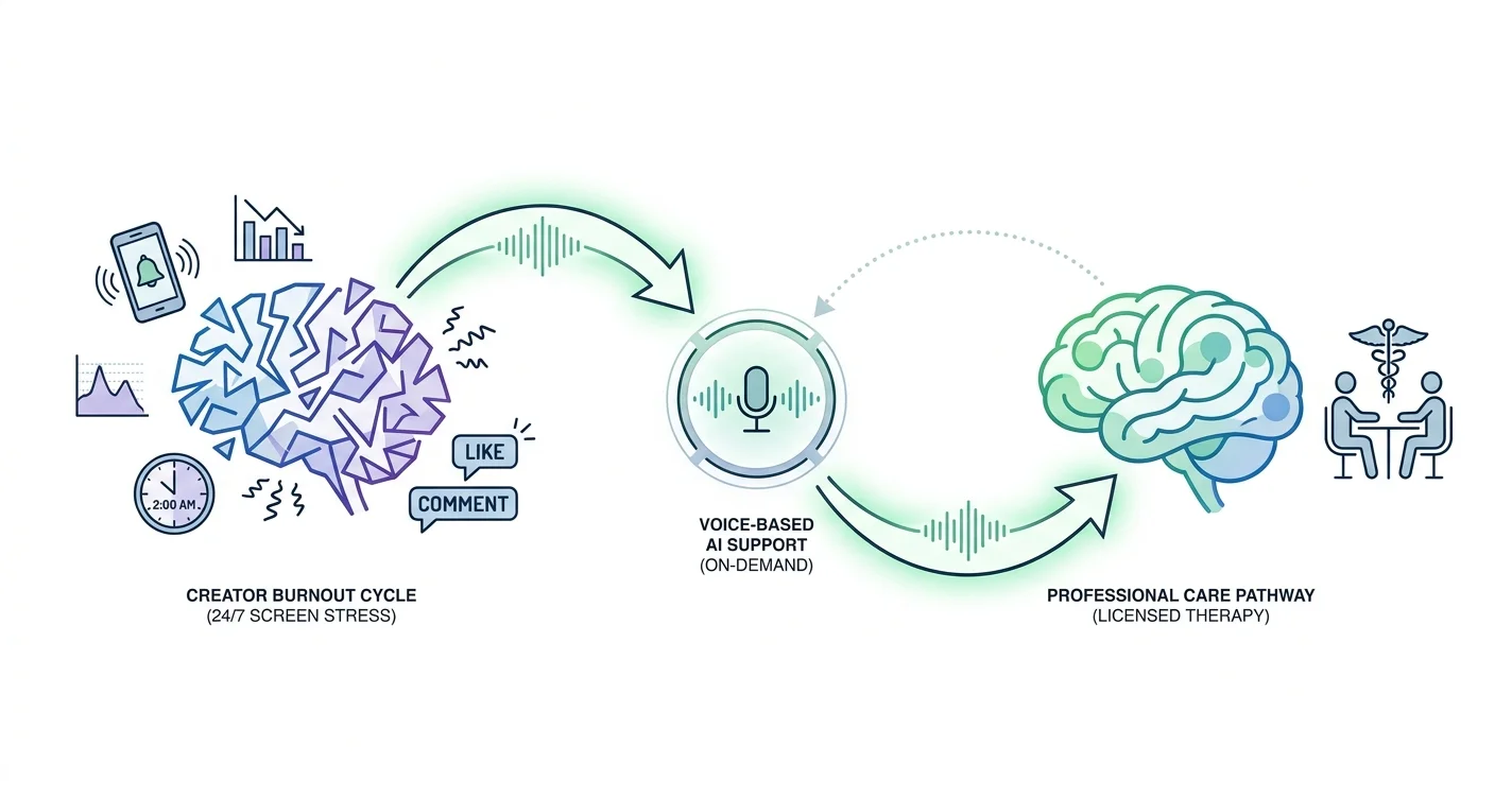 AI Therapy App for Content Creator Burnout Guide 2026