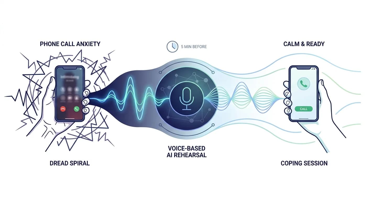 AI Therapy for Phone Call Anxiety: What Works in 2026