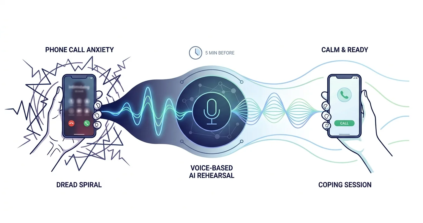 AI Therapy for Phone Call Anxiety: What Works in 2026