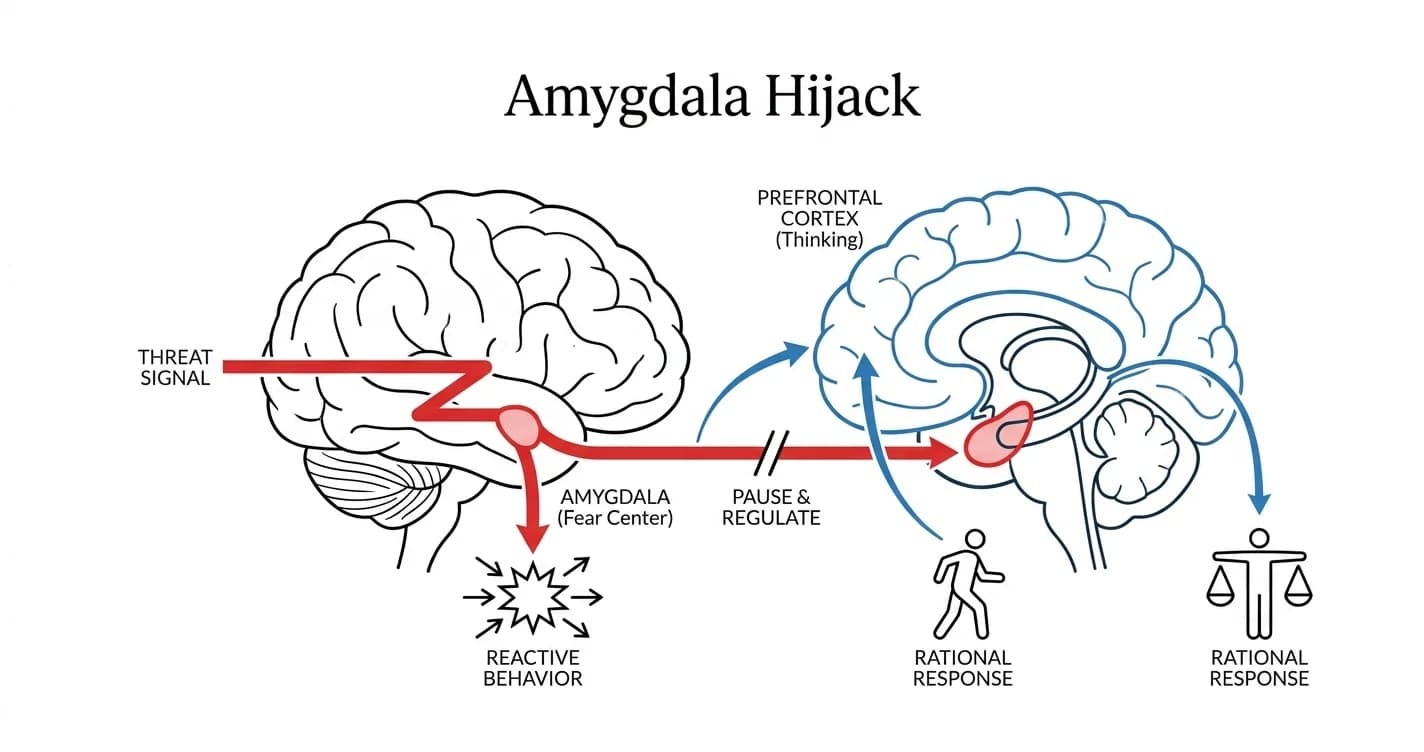 Amygdala Hijack: What It Is & How to Stop It (2026)