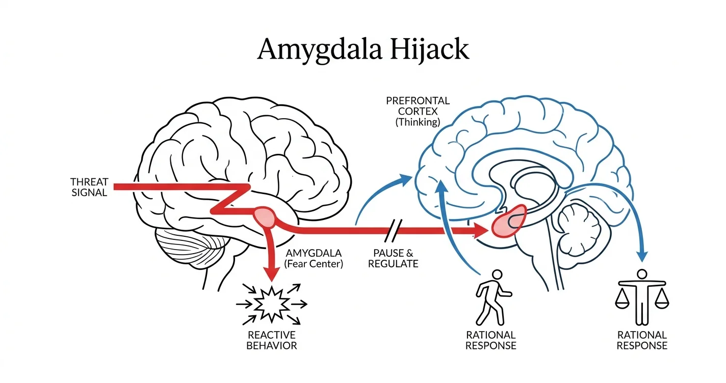 Amygdala Hijack: What It Is & How to Stop It (2026)