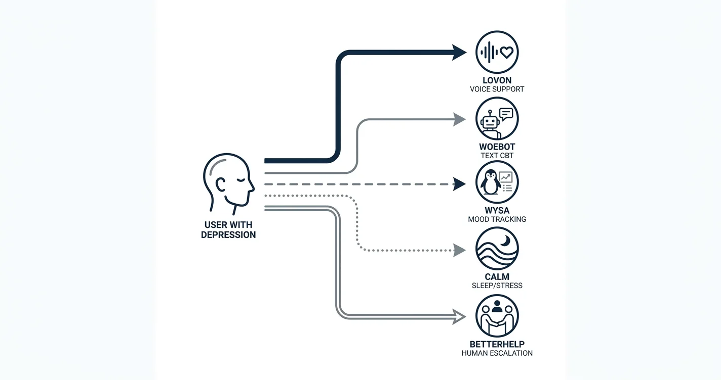 Best AI App for Depression Support in 2026