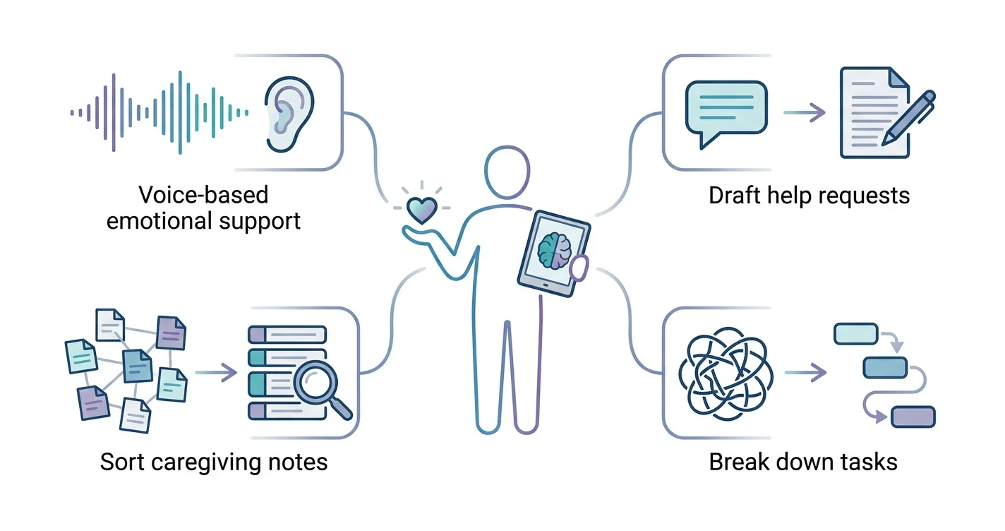 Best AI apps for caregiver burnout in 2026