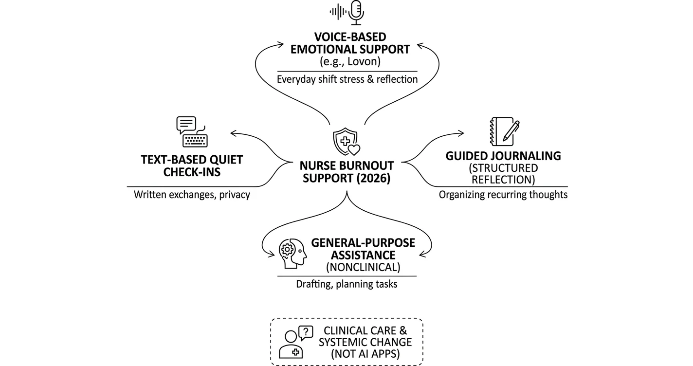 Best AI apps for nurse burnout in 2026