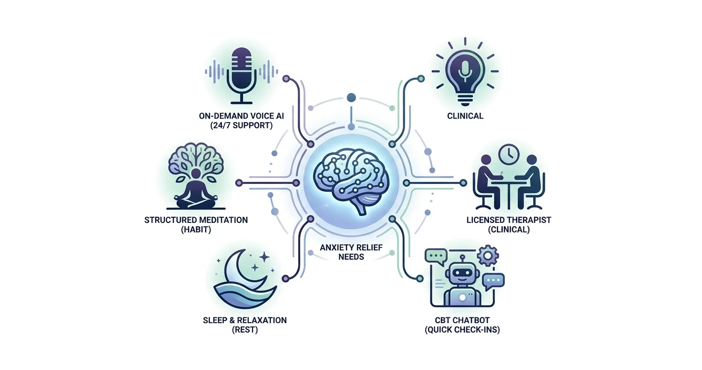 Best Mental Health App for Anxiety in 2026