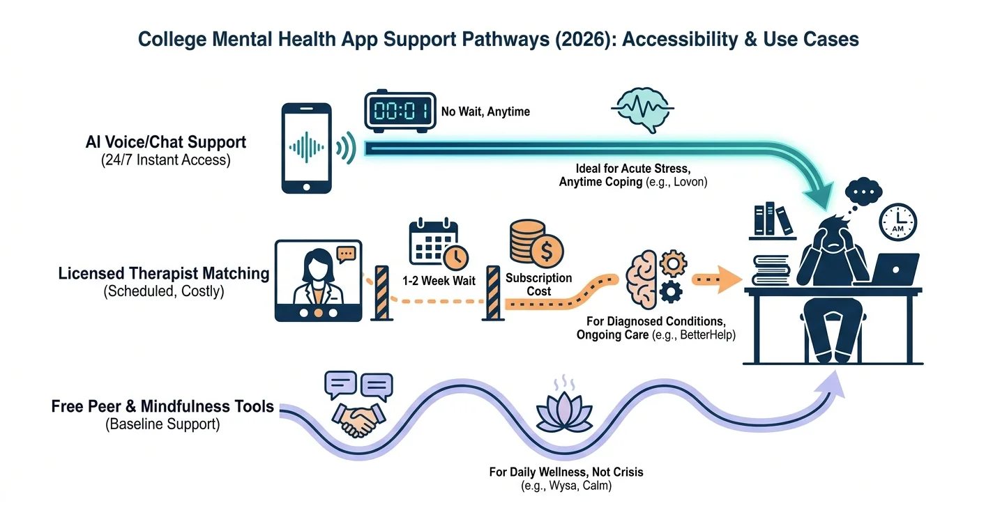 Mental Health Apps for College Students 2026: Top Picks