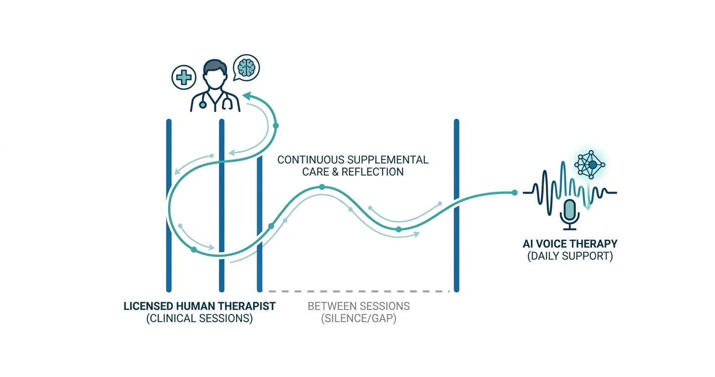 Can AI therapy replace a human therapist?