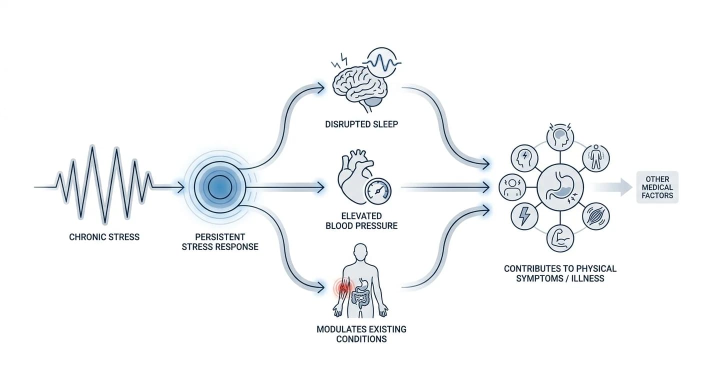 Can chronic stress cause physical illness?