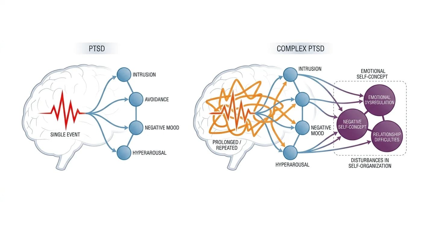 Complex PTSD vs PTSD: What Sets Them Apart (2026)