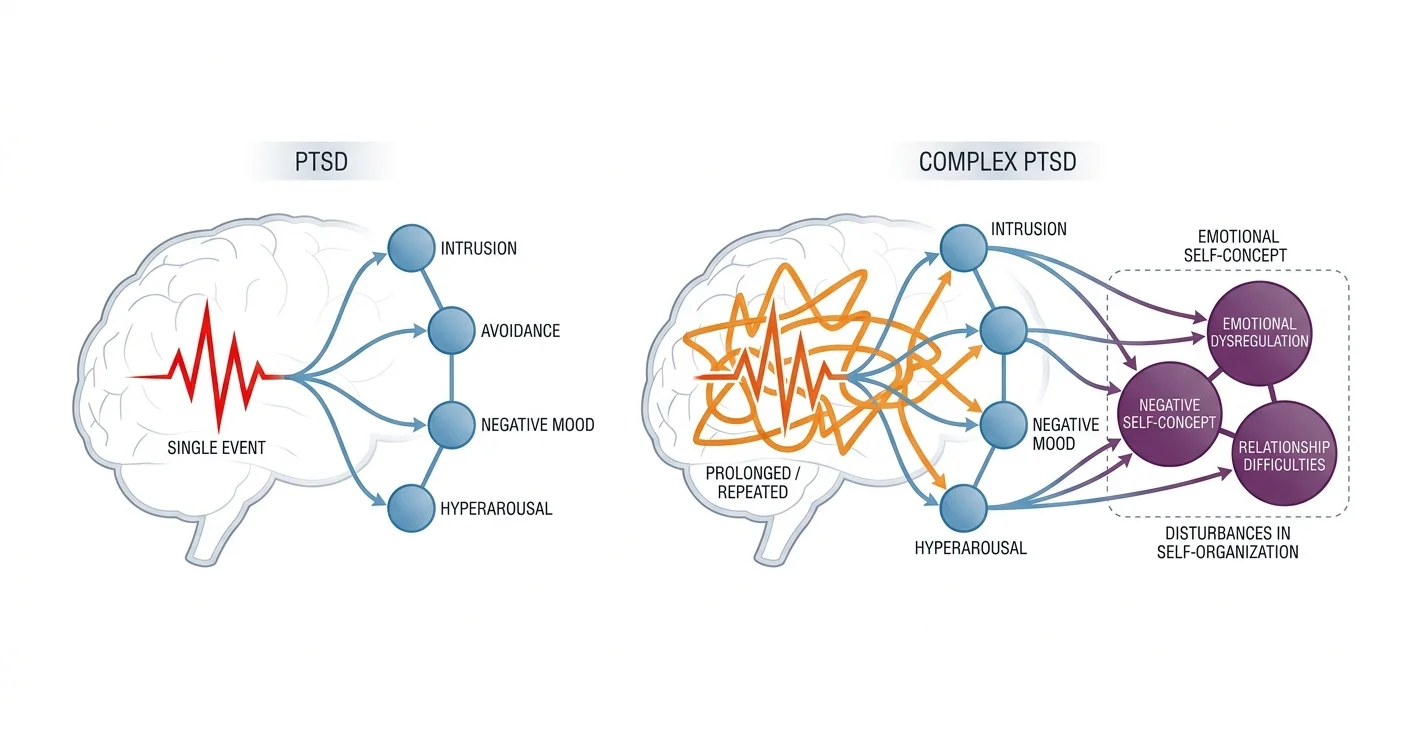 Complex PTSD vs PTSD: What Sets Them Apart (2026)