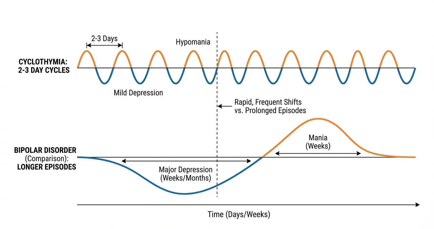 Cyclothymia Rapid Mood Shifts: Understanding 2-3 Day Cycles