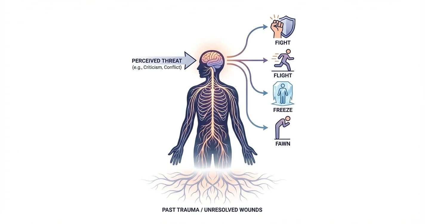 Defensiveness as Nervous System Threat Response