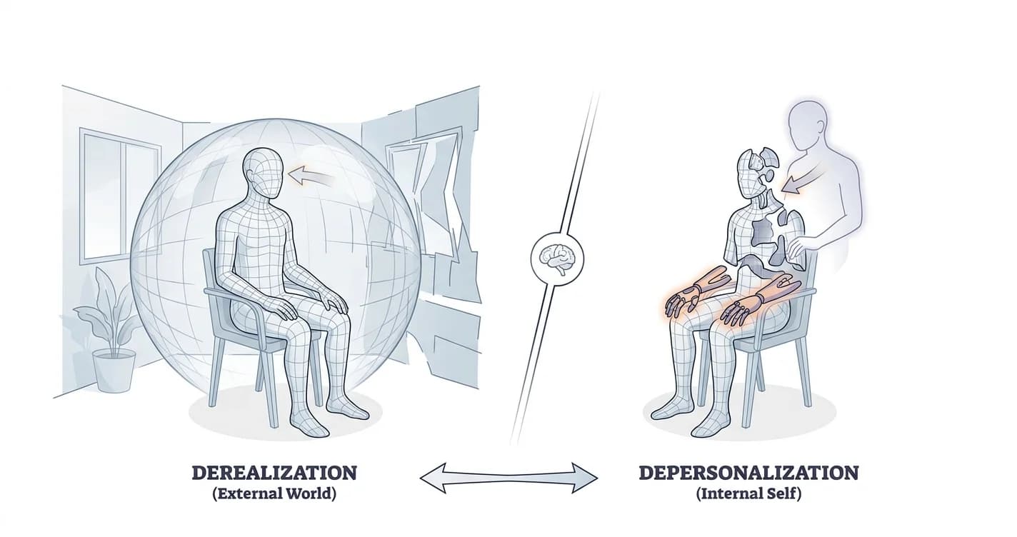 Derealization vs Depersonalization: Tell Them Apart (2026)