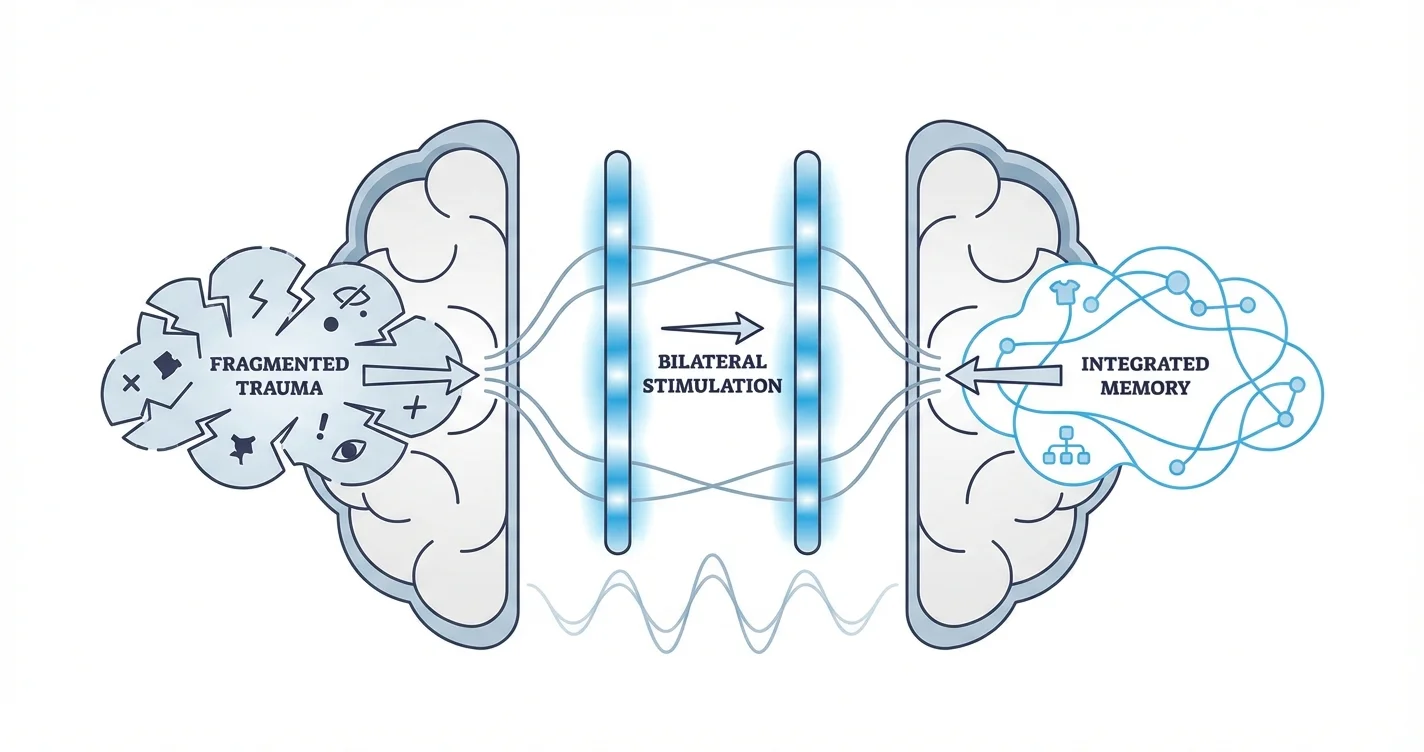 EMDR Therapy Using Bilateral Stimulation for Trauma Memory Processing