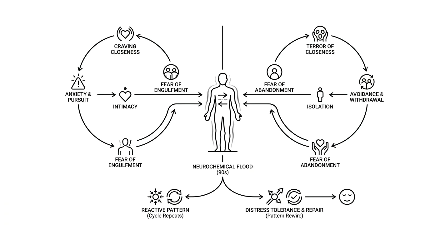Fearful Avoidant Attachment: Triggers & Healing (2026)
