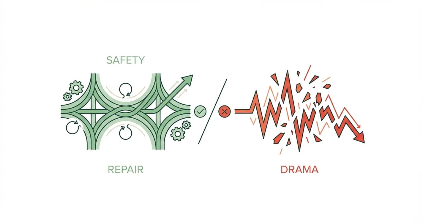 Green Flags in Relationships: Safety and Repair Over Drama