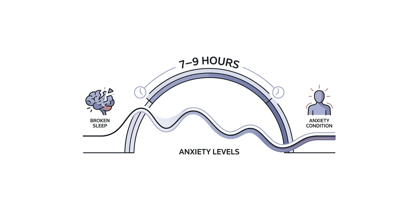 How much sleep do you need to lower anxiety?