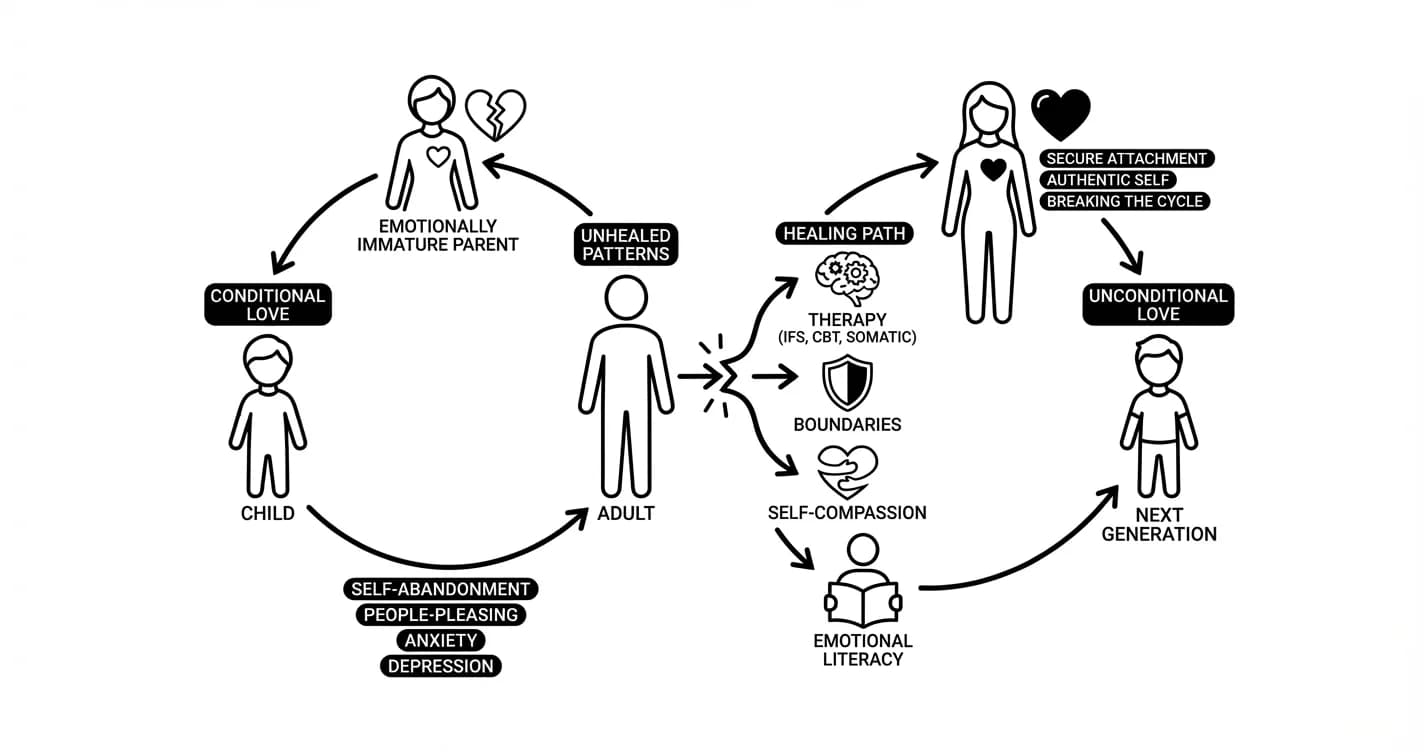 How to Heal from Emotionally Immature Parents and Conditional Love