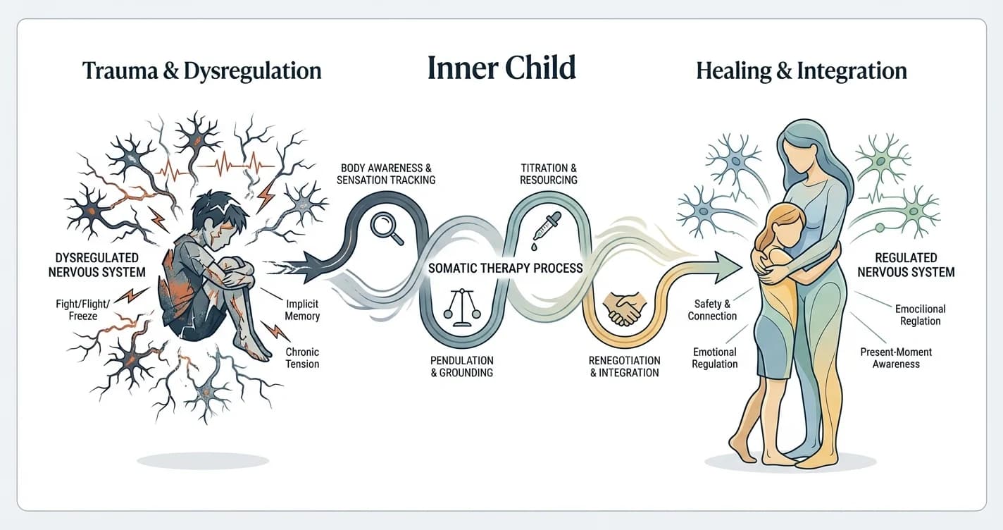 How to Heal Inner Child Trauma with Somatic Therapy Guide