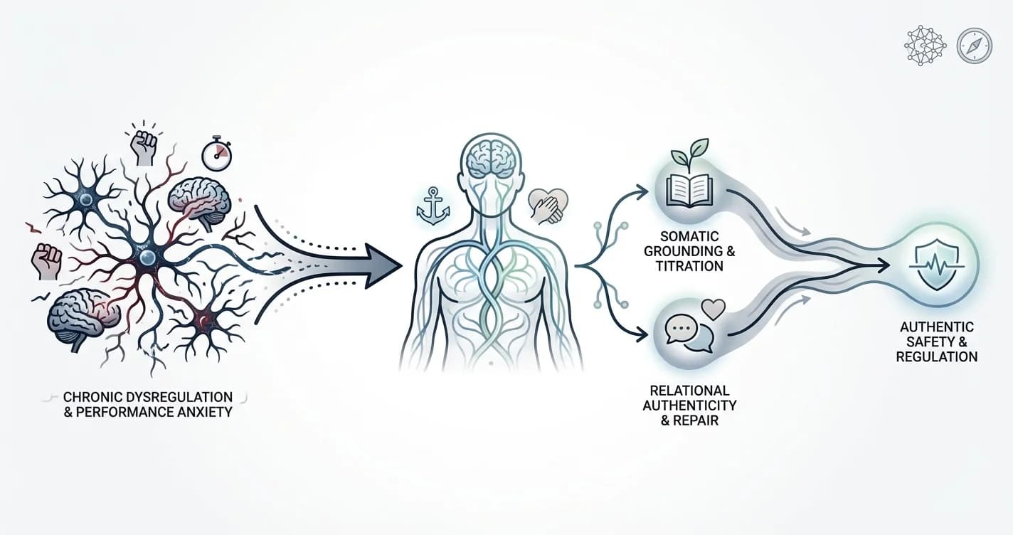 How to Retrain Your Nervous System for Safety Without Performance Anxiety