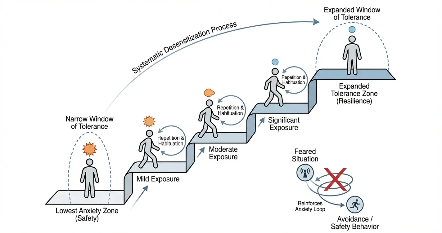 How to Use Gradual Exposure to Tolerate Uncertainty and Emotional Discomfort