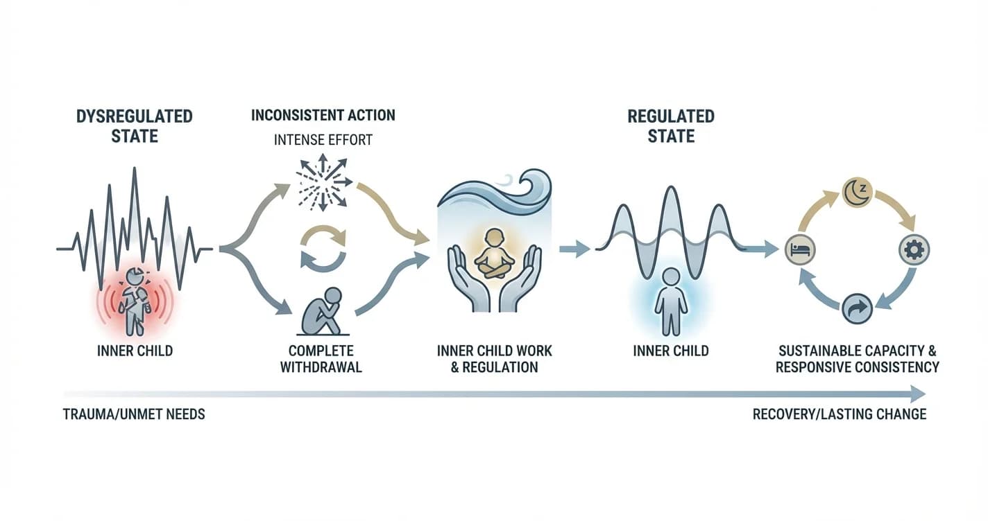Inner Child Work for Consistency Issues Through Nervous System Regulation