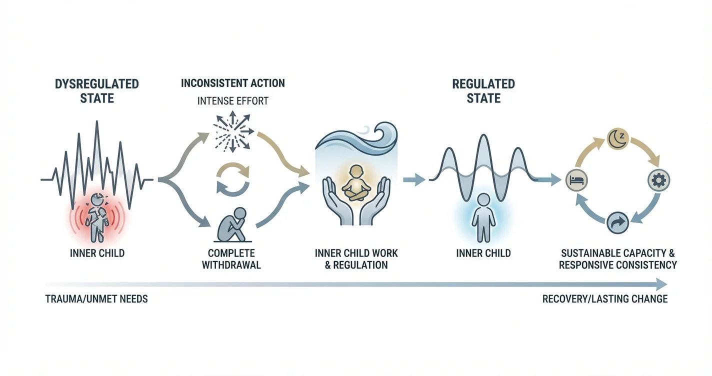 Inner Child Work for Consistency Issues Through Nervous System Regulation