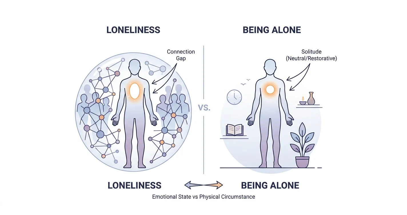 Loneliness vs Being Alone: Tell the Difference (2026)
