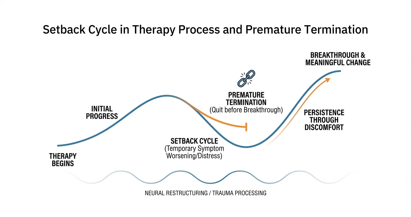 Understanding the Setback Cycle in Therapy Process and Premature Termination