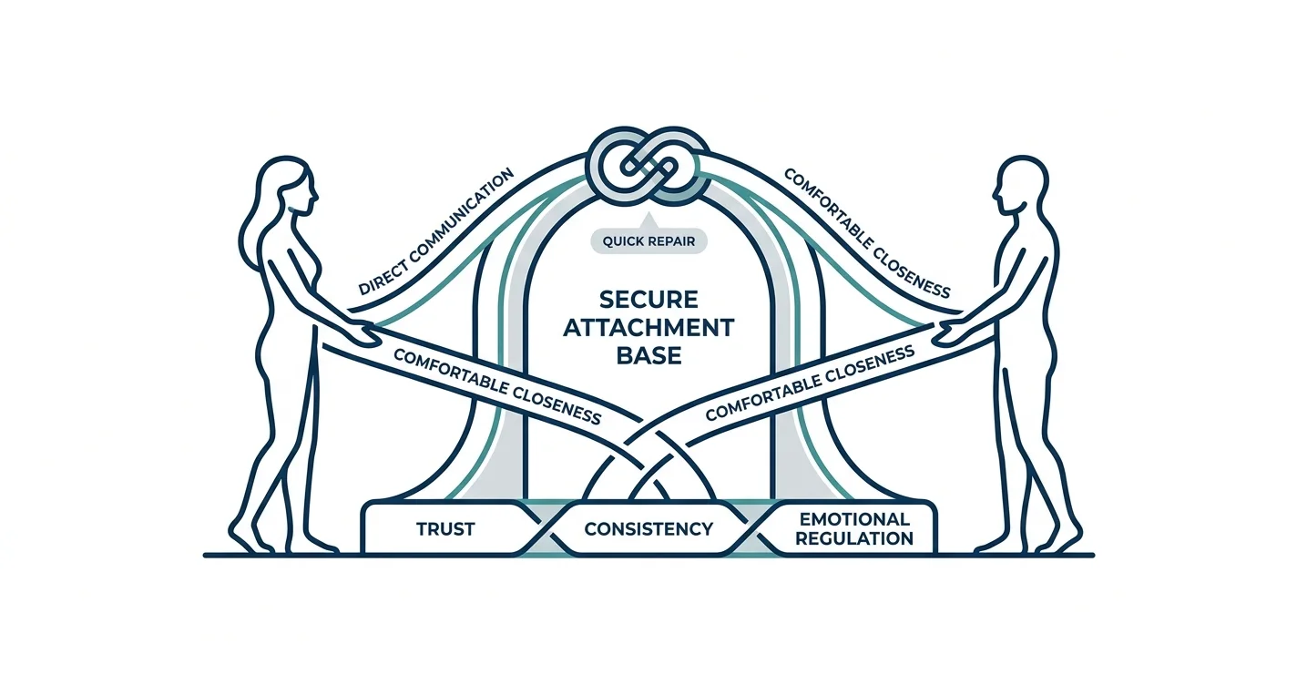 Secure Attachment in Relationships: What It Looks Like (2026)