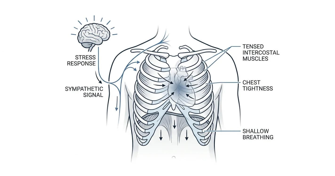Why Chest Feels Tight When Anxious (2026 Fix)