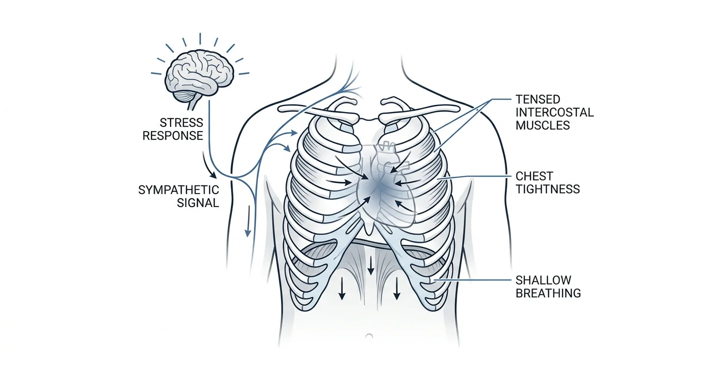Why Chest Feels Tight When Anxious (2026 Fix)